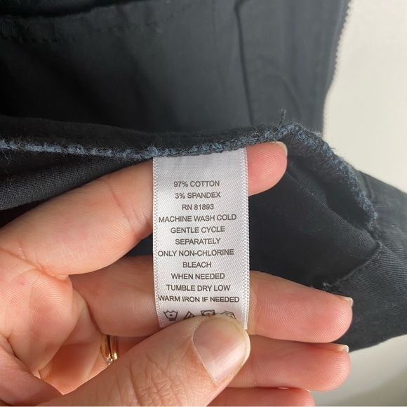 Liz Claiborne New York Cargo Utility Button Full Zip Up Vest Black Size 6 (NWOT) - Picture 7 of 7